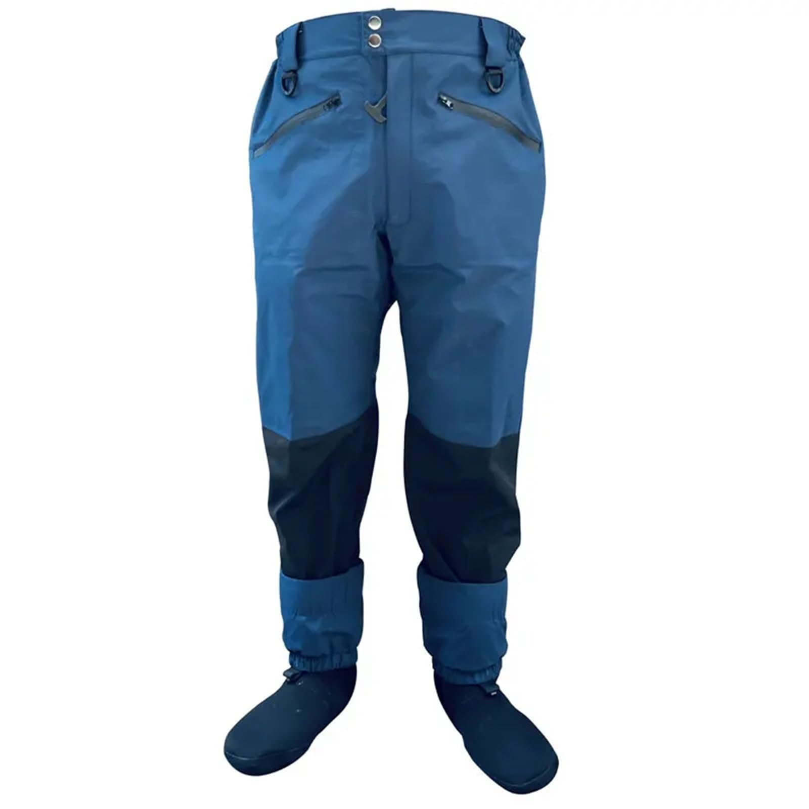 Wathose Atmungsaktive Wathose mit Stockingfoot-Taillenhöhe, 4-lagig, langlebig, wasserdicht, Wathose for Männer, Fliegenfischen im Freien
