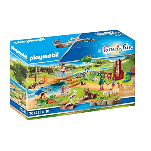 PLAYMOBIL Family Fun 70342 Zoo de Mascotas, A Partir de 4 años
