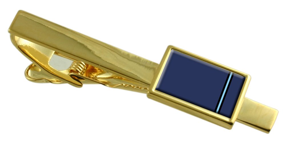Select Gifts RAF Airforce Insignia Rank Flying Officer Gold-tone Tie Clip Pouch