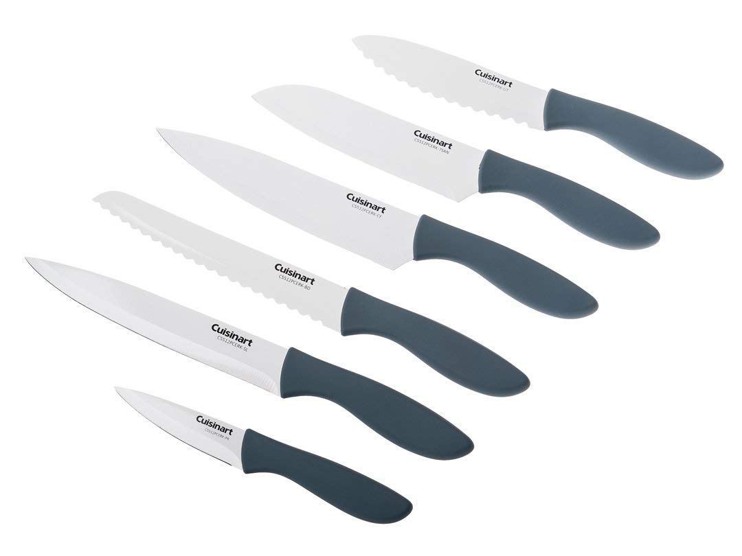 Cuisinart C55 6PCSBK Set 6 Coltelli Da Bistecca Con Rivestimento In Ceramica Antiaderente - Nero