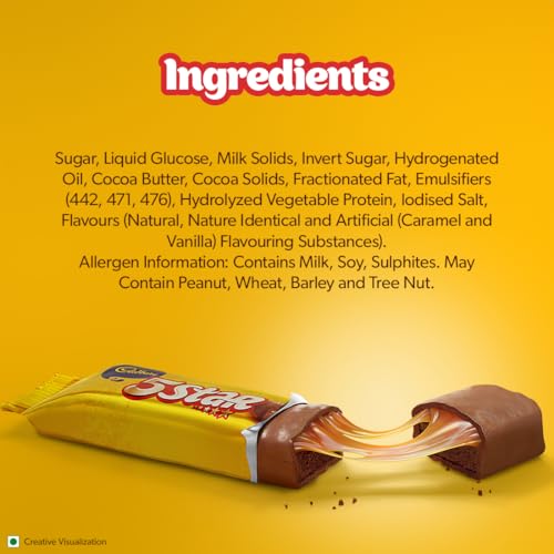 Image of Cadbury 5 Star Mini Treats Chocolate Bars, 245 g (Pack of 4)