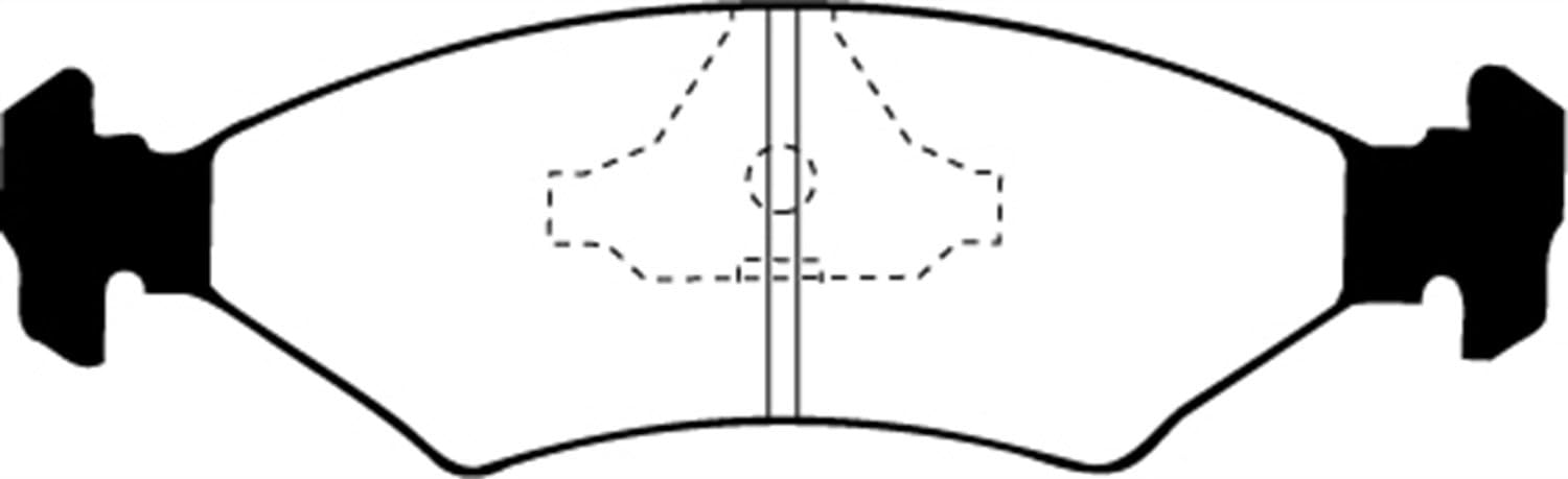 EBC Brakes DP2415 Greenstuff 2000 Series Sport Brake Pad
