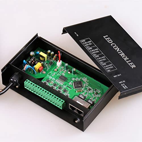 Controlador Artnet H802RA de 4 puertos para control de 4096 píxeles LED WS2811 y WS2801 7