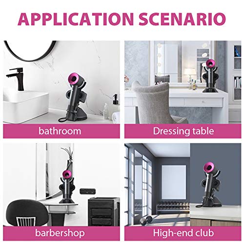 Outamateur Hair Dryer Stand Holder for Dyson, Bathroom Hair Dryer Organizer Stand for Dyson Supersonic Hair Dryer and Accessories, for All Dyson Models - Thumbnail 7