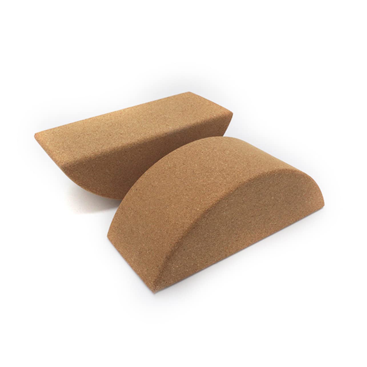 Bloque De Yoga Equilibrado Pequeño De Corcho Natural Antideslizante Resistente Para Entrenamiento y Estiramiento Equipos De Yoga Accesorios Para Pilates y Meditación