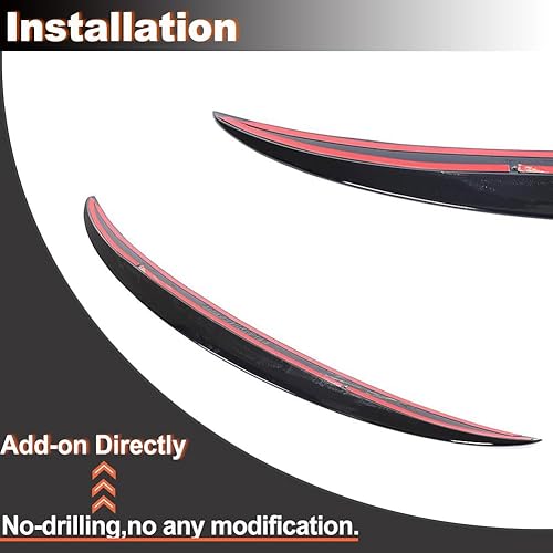 Miniatura 5 de MCARCAR KIT Alerón de maletero para BMW Serie 4 F32 Coupé 2014-2019 salida de fábrica 420i 428i 430i 435i 440i 2 puertas tapa trasera de maletero