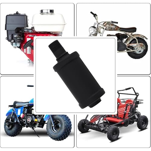 Image of Upgraded Exhaust Muffler Silencer for Predator 196cc 212cc 301cc 420cc Coleman CT200u Trail 200 BT200x CT100u CC100x Go Kart Mini Bike Massimo Baja MB200 KT196 GX160 GX200 Clone 6.5 HP Engine