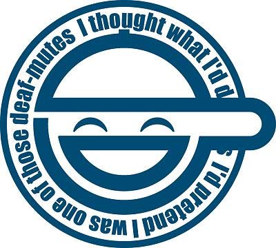 Ghost in The Shell - The Laughing Man Window Truck Car Vinyl Bumper Sticker Decal 5'' x 4''