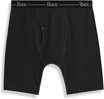 IBEX Mens Merino Wool Boxer Briefs | Moisture-Wicking, Breathable, Odor-Resistant Underwear for Daily Comfort & Travel