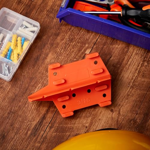 CroBlissful 4 Pcs Deck Spacers 1/8" and 3/16" Spacer Edges Deck Board Spacing Tool Orange for Pressure Treated, Composite, PVC, Plank, Hardwood Decking Tool by CroBlissful - Image 7
