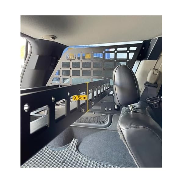 for Jeep Grand Cherokee WJ 1999-2004 Modular Storage Panel Shelf Modification Molle Panel Rear Trunk Debris Rack Aluminum Alloy Interior Car Accessories 1 Set - Image 6