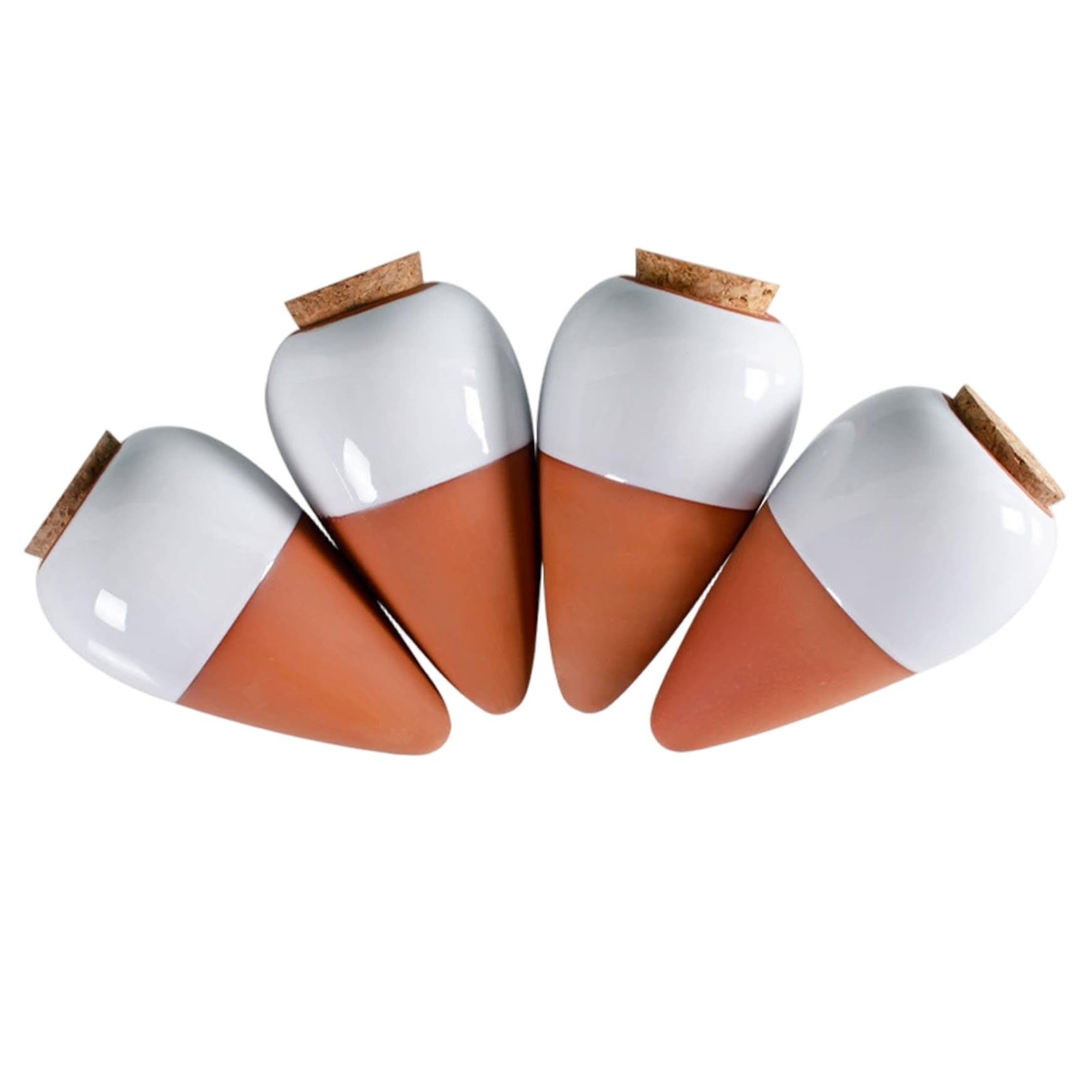 Pointes d'arrosage automatique 11oz en terre cuite pour l'irrigation lente de 4 plantes