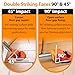 Floor Gap Fixer Tool, Laminate Flooring Tools, Enhanced Vacuum Suction Cup & 6 PCS Sticky Pads for Laminate, Wood, Tile, Vinyl Floor Gap Repair Tool - Durable, Compact, & Efficient Flooring Tools