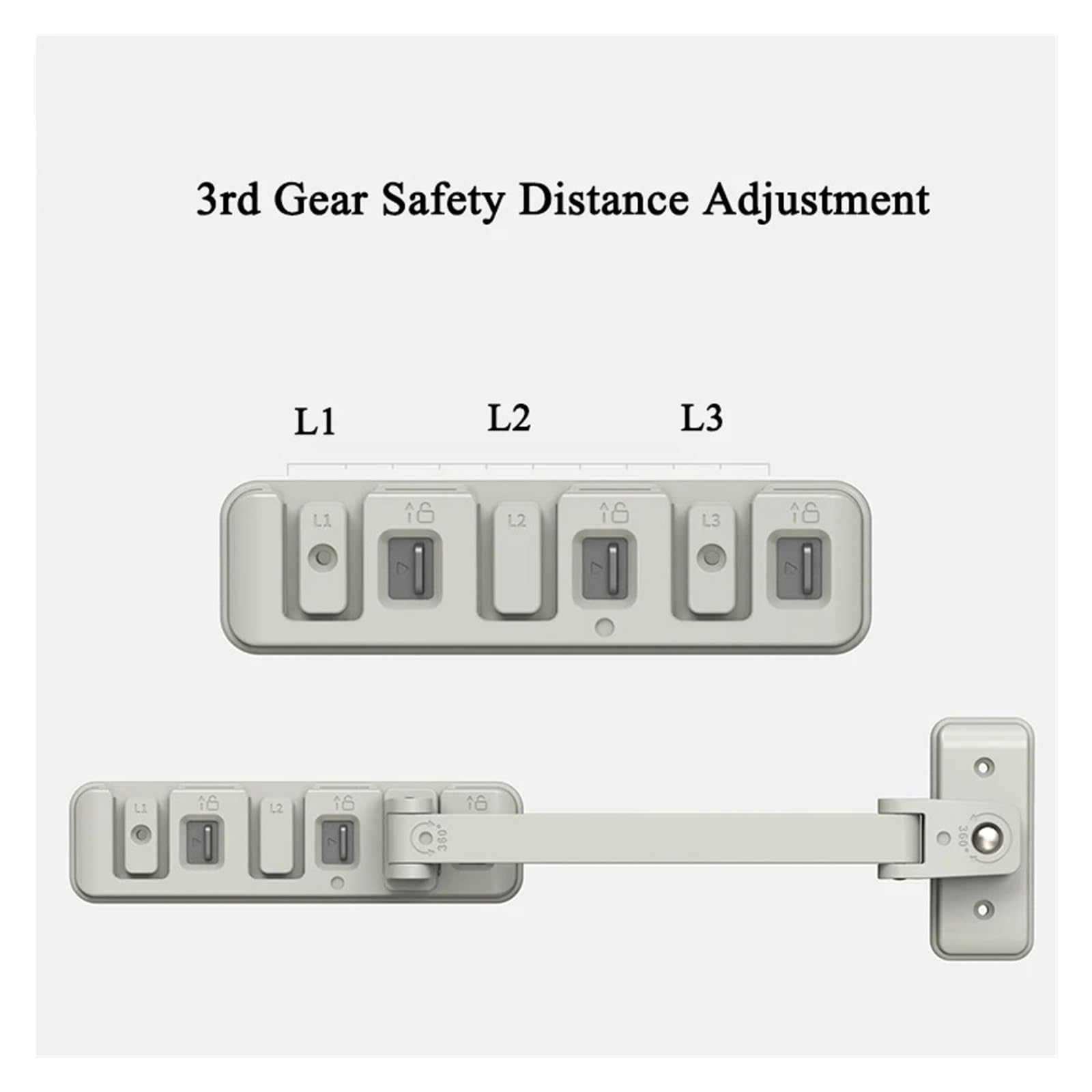 Limiteur de fenêtre Verrou de fenêtre multifonction, protection sécurité domestique, anti-ouverture, boucle réglable, support limite porte coulissante