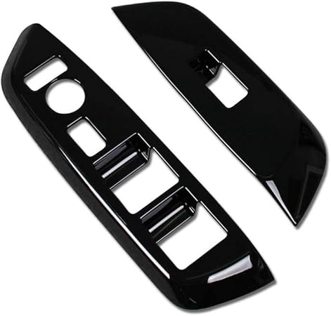 Amazon Ruiq 三菱 新型 Ekクロス Ekワゴン 0系 専用 内装ドア ウィンドウ ボタン スイッチ パネル カバー ガーニッシュ Mitsubishi Ek X Ek Wagon 専用設計 黒色 インテリアパネル 車 バイク