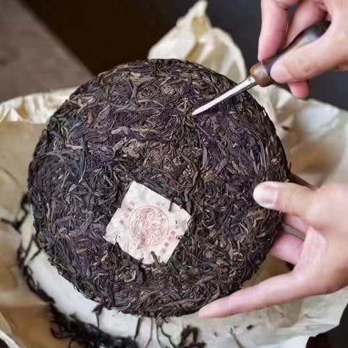 Thé Pu-Erh cru de collection Dragon Mark Song Pin Hao 1990 en galette de 400g