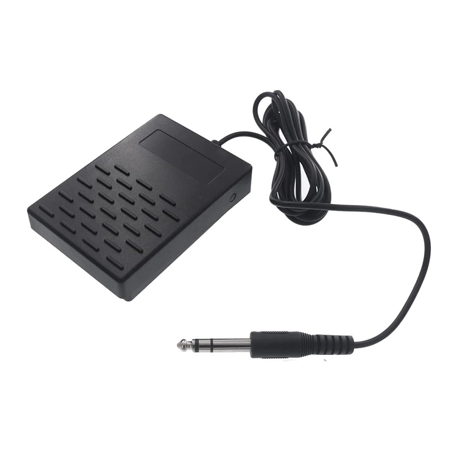 Pedal universal de sostenimiento individual de 3,5 mm para teclados y pianos digitales, interruptor de pie plegable con base antideslizante