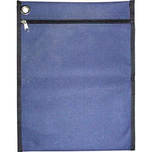Pasta Malote Nylon 30X40Cm Preta/Azul Sortidos - Pacote Com 3, Reflex, 1139, Multicor, Pacote De 15