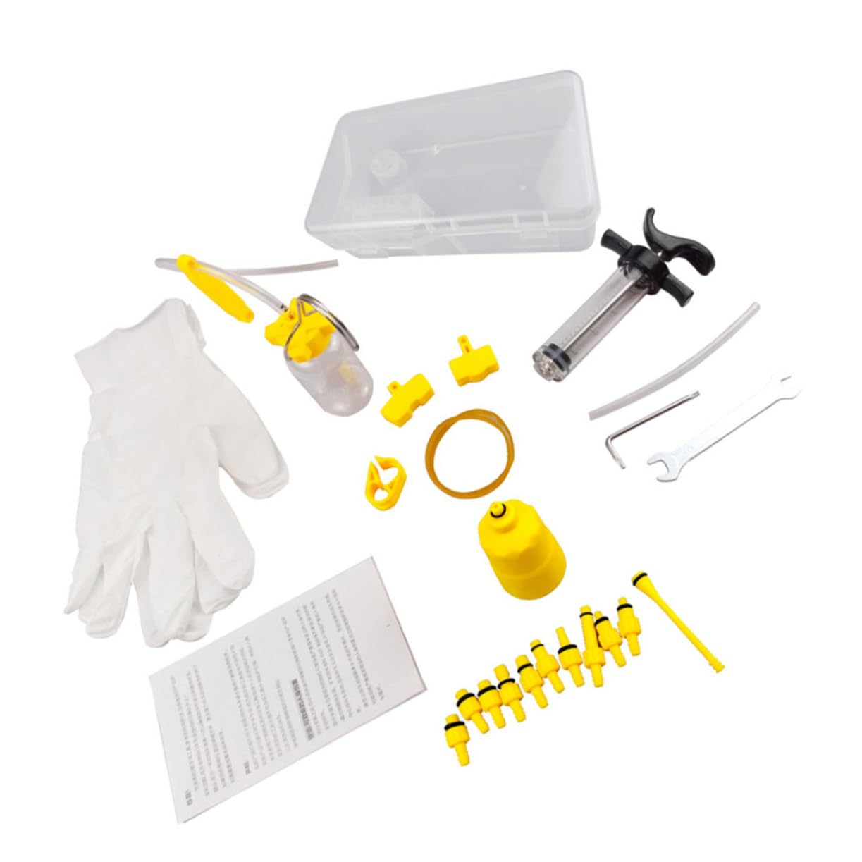 BESPORTBLE 1 Set Mountain Bike Brake Oil Bleed Kit Complete Disc Filling Tools for Durable and Portable Brake Maintenance