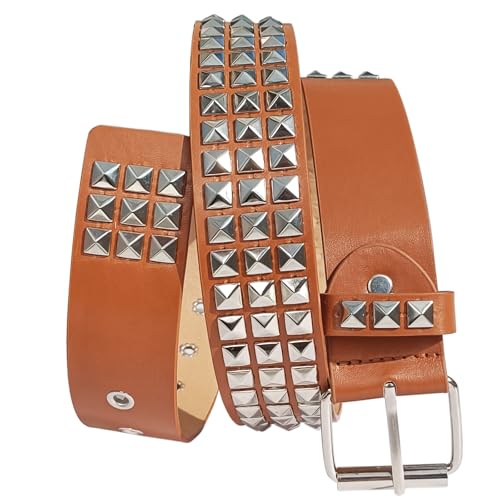 Punk Rock Stud Pyramid Belt, Studded Belt for Women's Gothic Clothing4