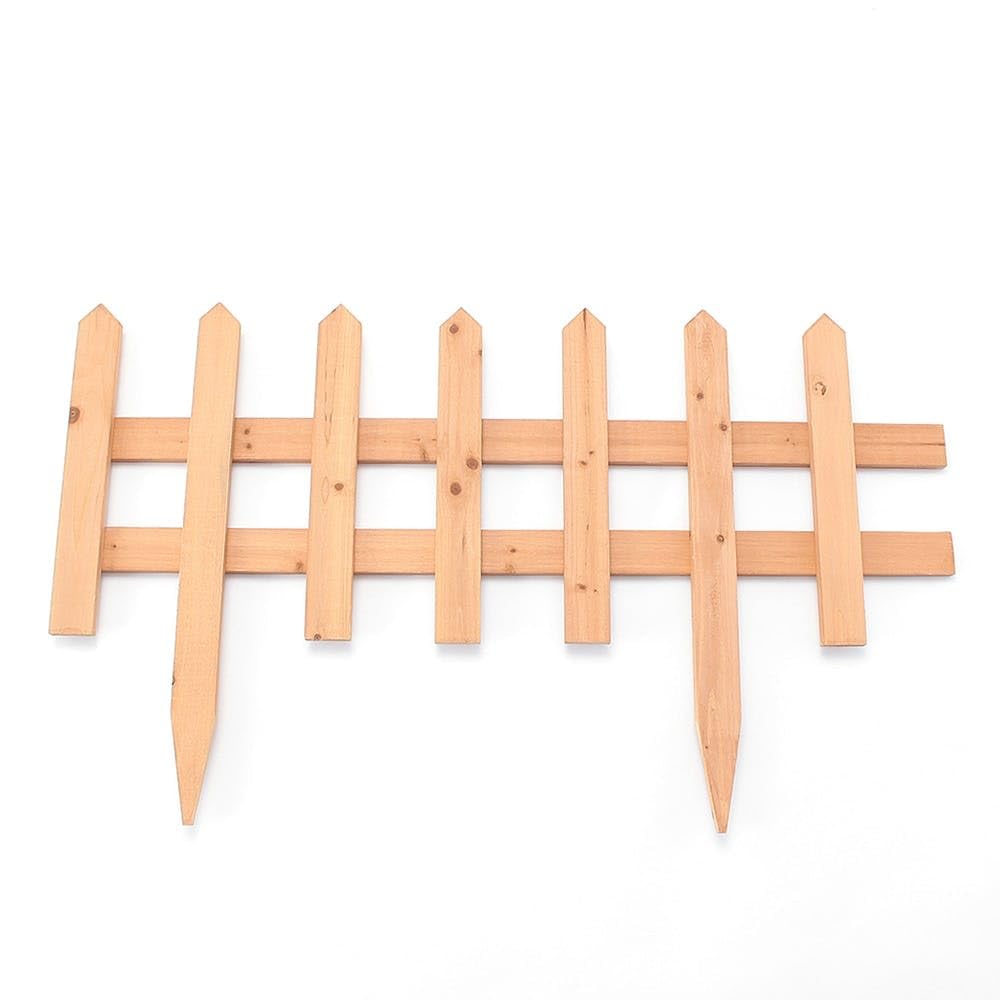 Amazon | カインズ(CAINZ) 木製フェンス S ブラウン 幅60cm 高さ34cm