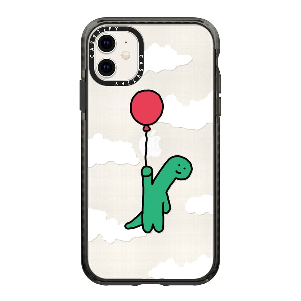 CASETiFY Impact Case for iPhone 11 I'm Leaving This Planet Clear Black