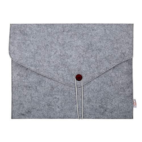 Image of OON Felt Laptop Sleeve - Eggily-11 Inch-Grey