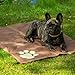 dobar® 60421 Kühlmatte für Hunde - Hundekühlmatte für Hund & Katze - selbstkühlende Matte für Haustiere - Hundedecke mit Kaltgel-Füllung - Kühldecke - 99,5 x 70 cm - Braun