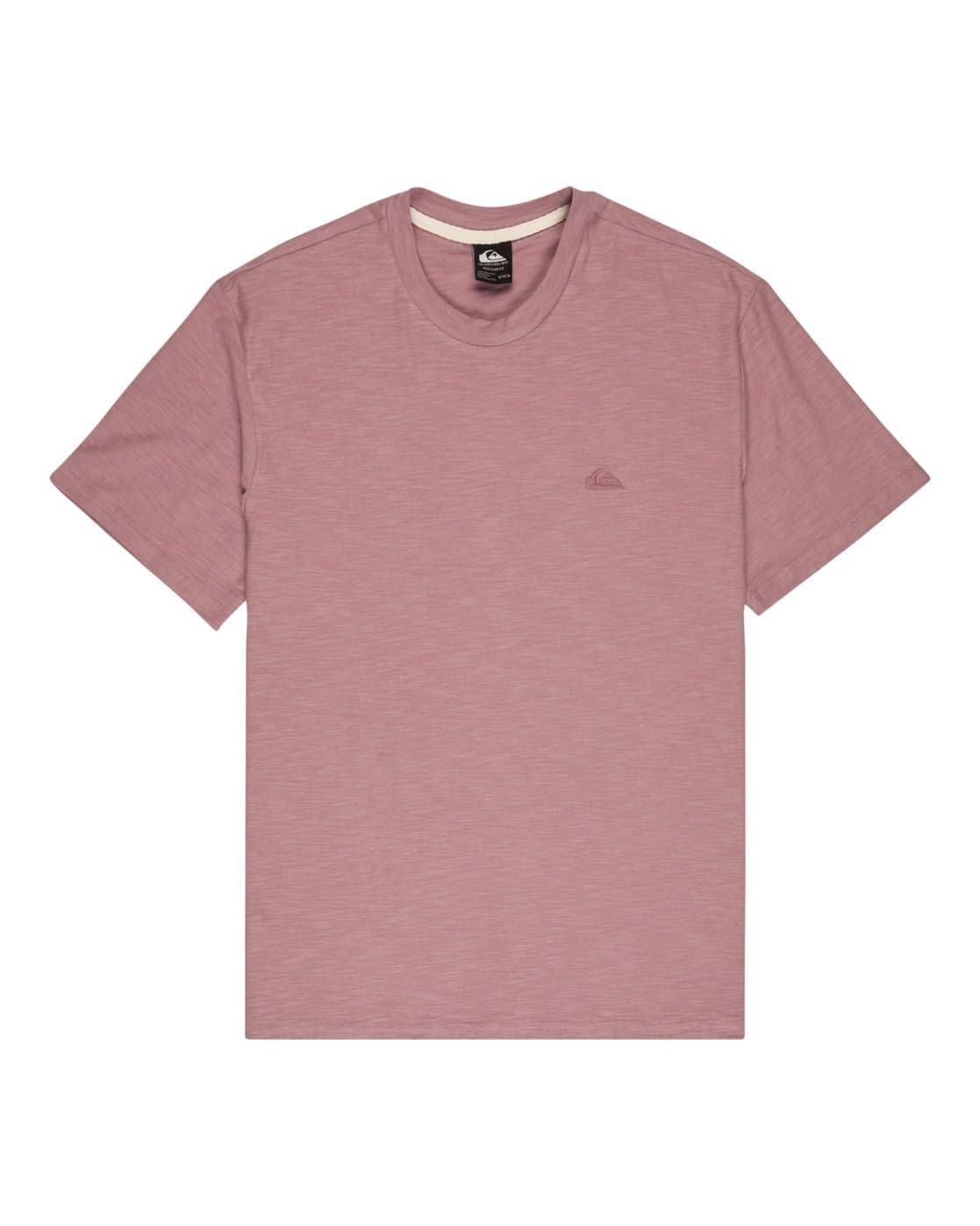 Quiksilver Short-Sleeved Knit top SLUB Roundneck Men's Purple S