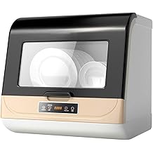 Lavavajillas y Secadora, Mini Lavavajillas El&eacute;ctrico Totalmente Autom&aacute;tico, Lavavajillas Inteligente, Gran Capacidad, Ecol&oacute;gico, Ahorro de Energ&iacute;a, Tableta de Lavado