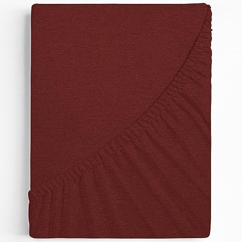 Terra Beds Jersey Spannbettlaken 140x200cm Baumwolle für Matratzen bis 25cm – Ansicht 2