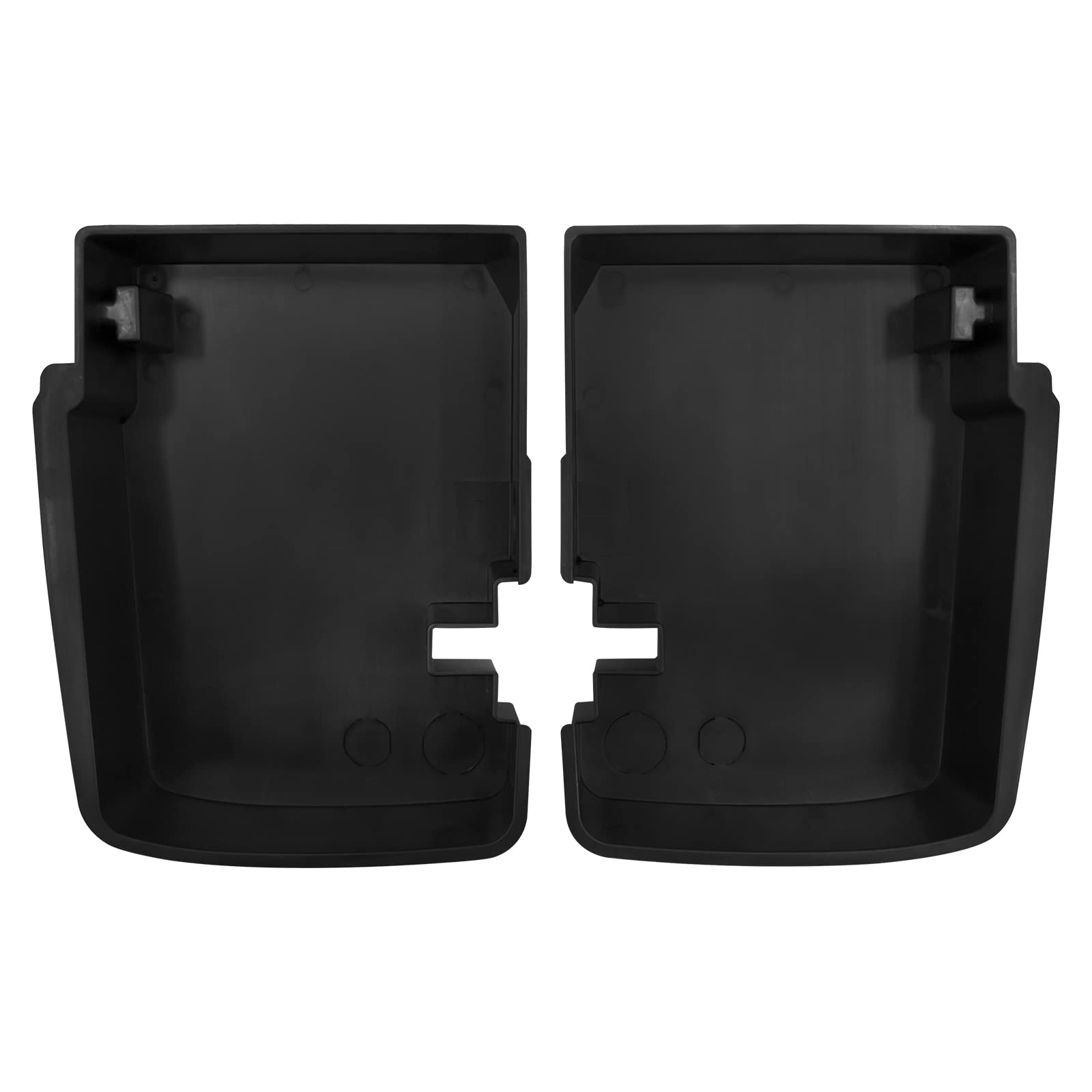 HDBUBALUS Sollevatori Per Coperchio Borse Laterali Per Moto - In Alluminio Billet Nero - Compatibili Con Harley Touring 2014-2018 (eccetto FLHXSE)
