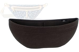 Premium Felt Purse Organizer for Louis Vuitton Monogram Denim Bumbag - Keep...