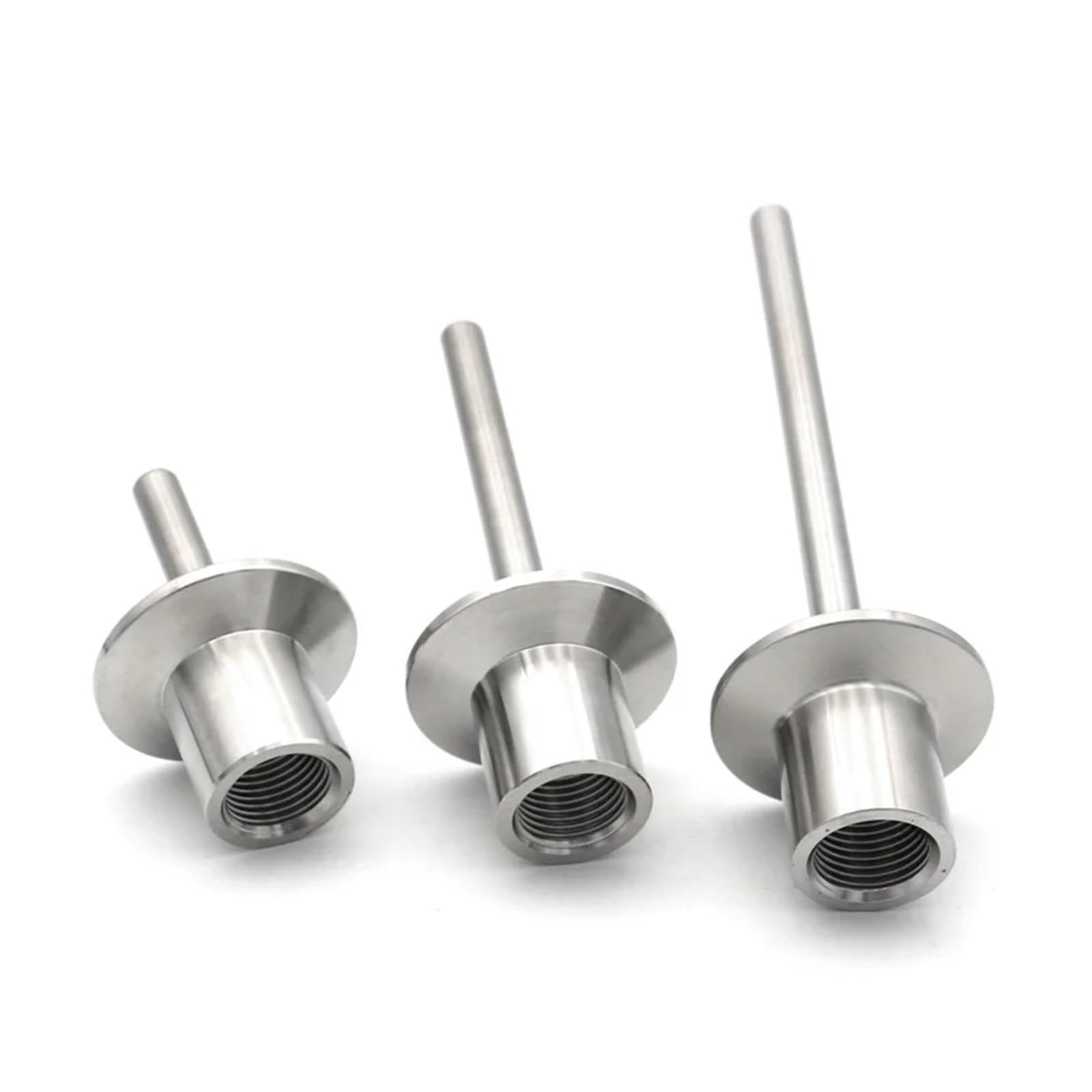 Termómetro de acero inoxidable SS304, carcasa resistencia térmica, abrazadera triple 1,5 "con Sensor temperatura rosca NPT 1/2"(Length 6inch)
