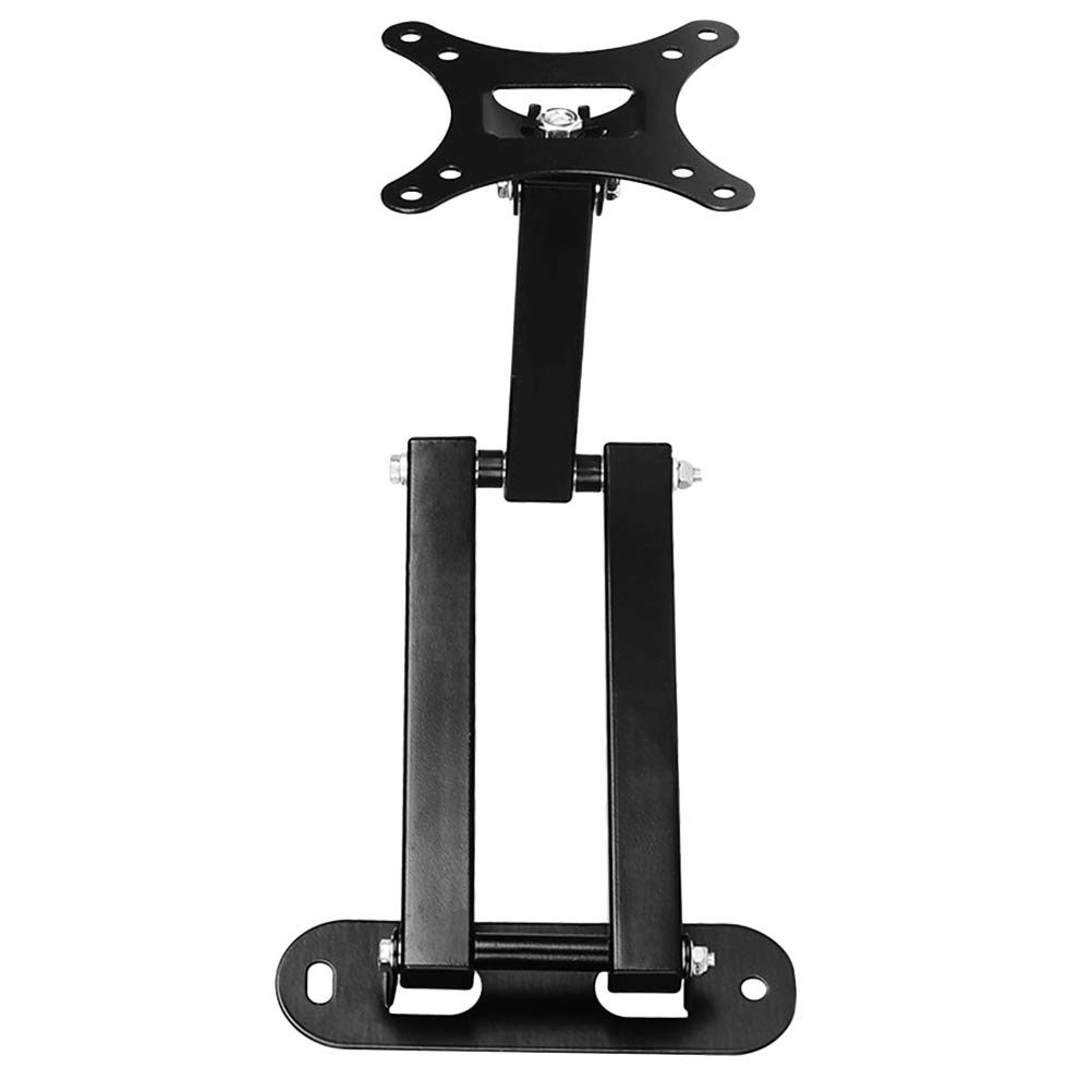 Supporto Tv da Parete Fisso per Schermi 15-27 Pollici, Metallo Nero