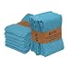 Linen and Towel Dish Towels | 6-Pack 130 Thread Count Ring Spun Cotton Classic Waffle | Large 18"x28" | Kitchen Dish Towels Light Blue | Kitchen Towel, Hand Towels, Tea Towels, Dish Towel, Dish Cloths