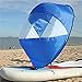 Fnacuody Kayak Wind Sail Foldable Wind Sail with Clear Window for Kayaks Lightweight for Outdoor Enthusiasts(Color 5)