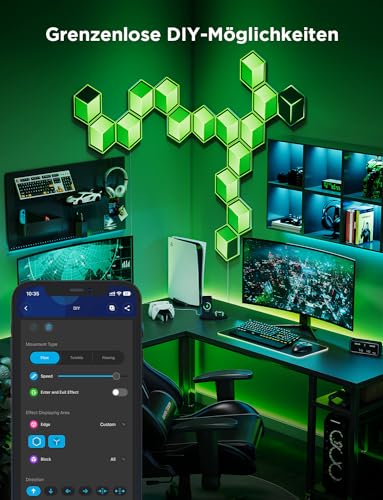 Govee Glide Hexagon Light Ultra mit RGBIC 3D und Wi-Fi