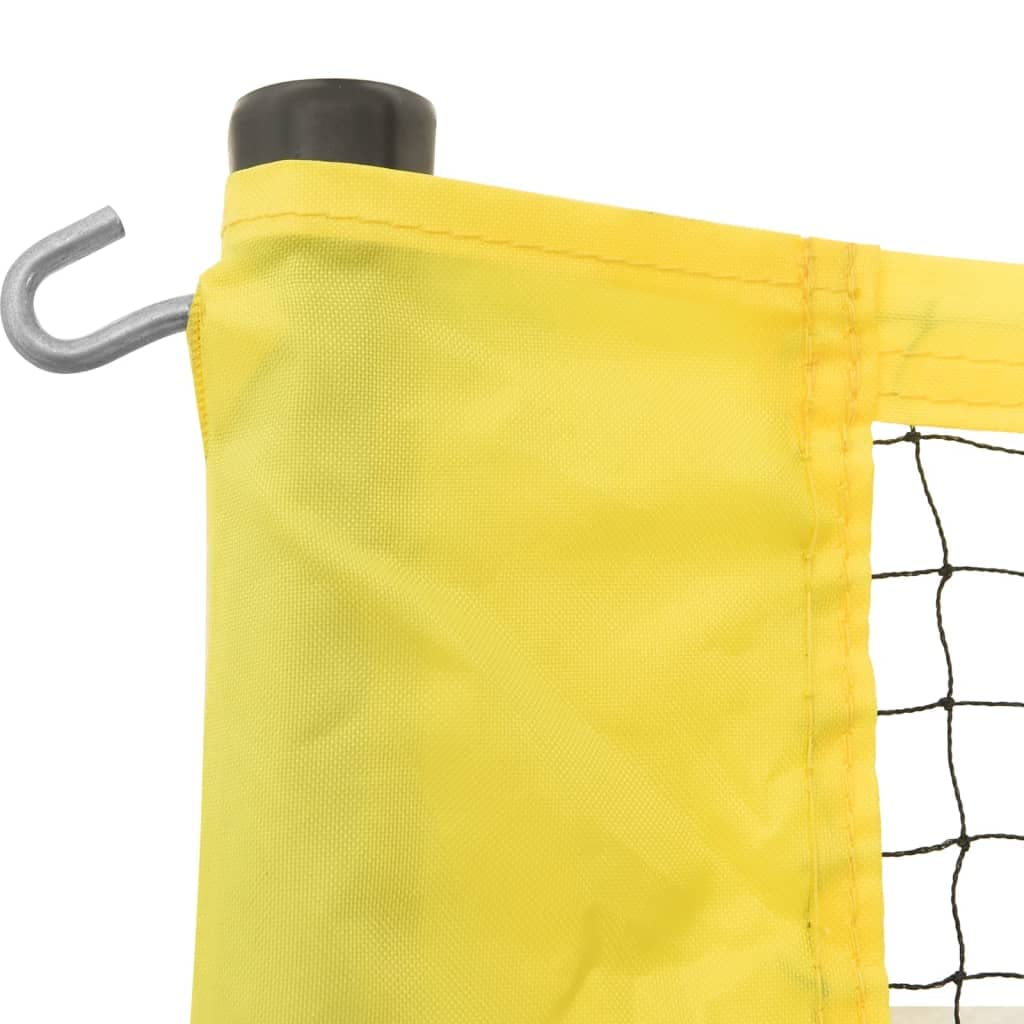 SKM Volleyball Net Yellow and Black 823x244 cm PE Fabric (Weight-6KG)