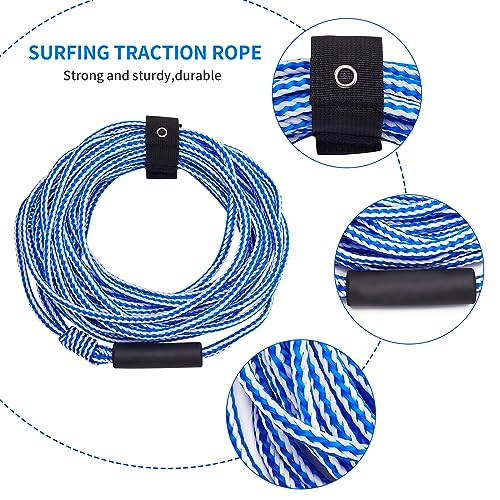 Tow Rope For Tubing 3 Sections 40FT+10FT+10FT, Heavy Duty Boat Tow Rope Tube