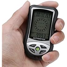 Multi Function Altimeter, 8 in 1 Digital Compass, Barometer, Thermometer, Hiking Safety Tool for Outdoor Hiking