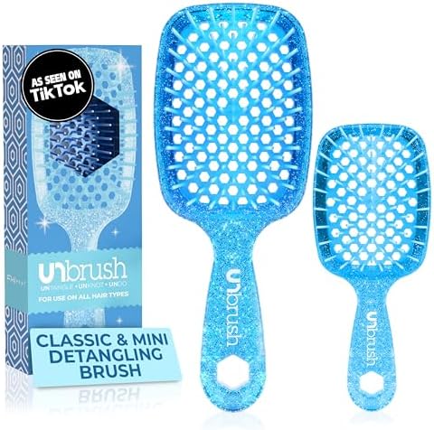 FHI Heat UNbrush Detangling Brush Combo Pack - Original + Mini