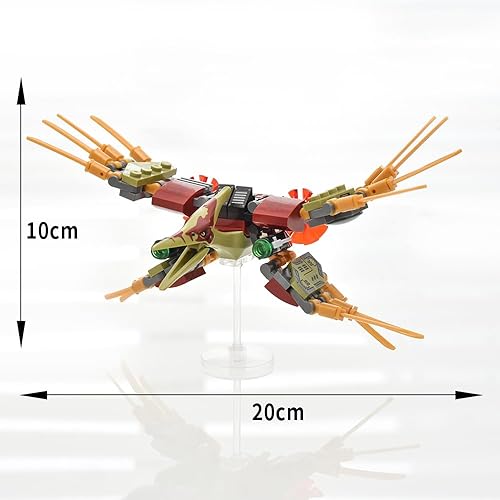 Miniatura 4 de Mesiondy Juego de juguetes de bloques de construcción de 725 piezas para edades de 8, 9, 10, 11, 12, 13, 14 años, mundo del parque de dinosaurios,