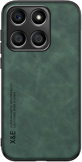 Kepuch Silklike Case for Honor X8B - Cover Bumper Built-in Metal Plate for Honor X8B - Green