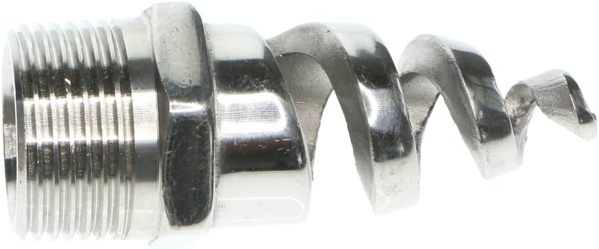 CALANDIS Stainless Steel Spiral Cone Spray Water Nozzle Sprinkler Heads 0.5inch