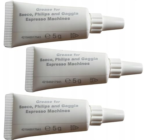 3x Konservierungs-Schmiermittel für Kaffeemaschinen kompatibel mit Saeco Philips Incanto PicoBaristo Odea Talea Syntia xSmall Exprelia Minuto Xelsis Moltio LatteGo