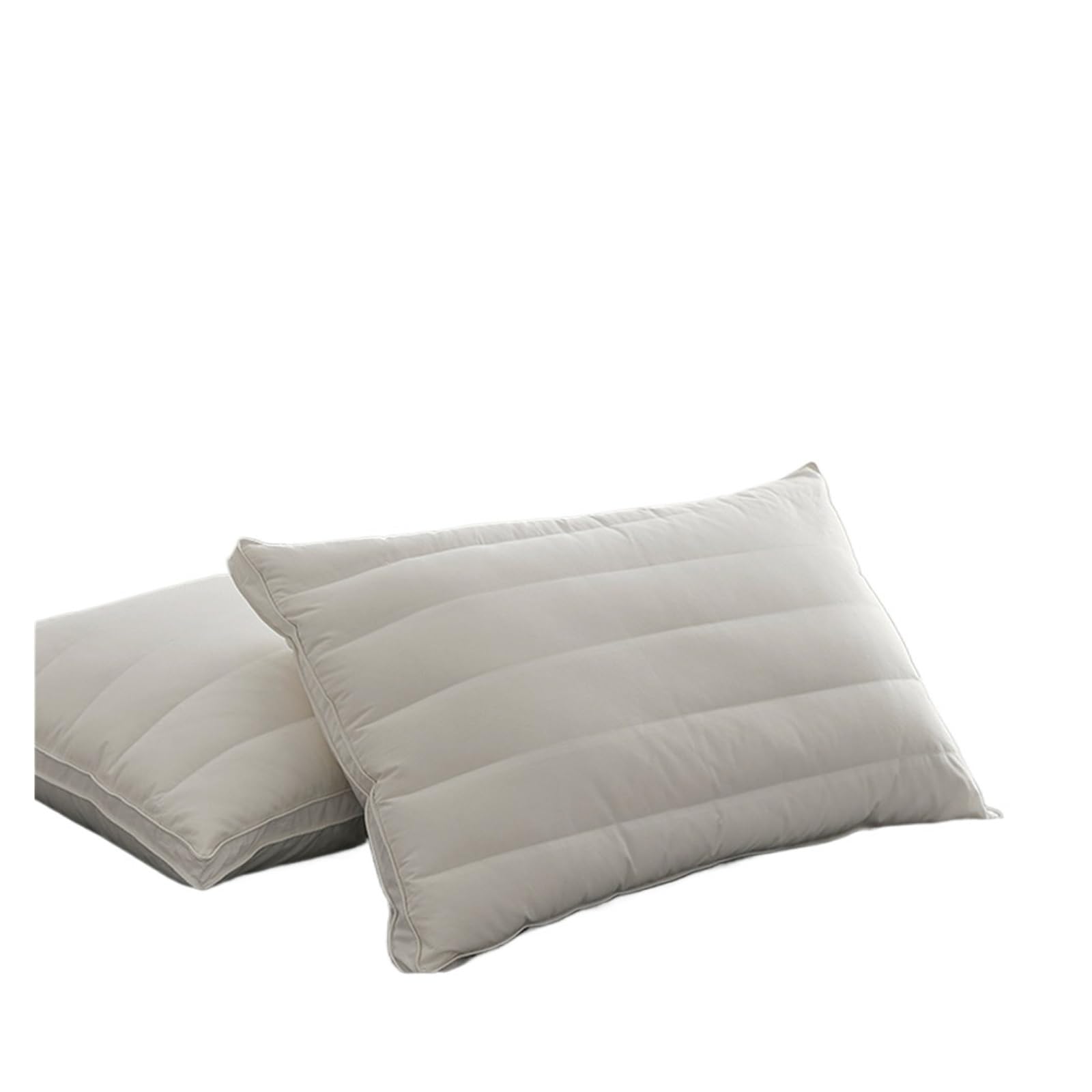 Deep Sleep Goose Down Pillow Double-Sided Down-Proof Queen King Cotton White Neck Pillows