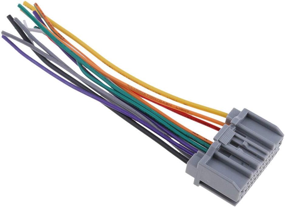 Generic New Car Stereo Radio Wiring Harness Aduio Wire Kit for Jeep Wrangler Compass