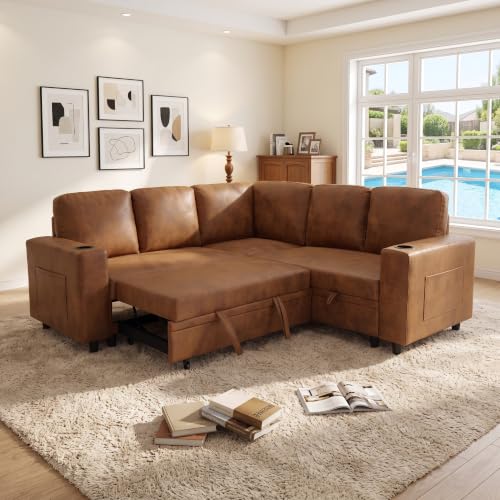 Eafurn L-Shaped Sleeper Sectional