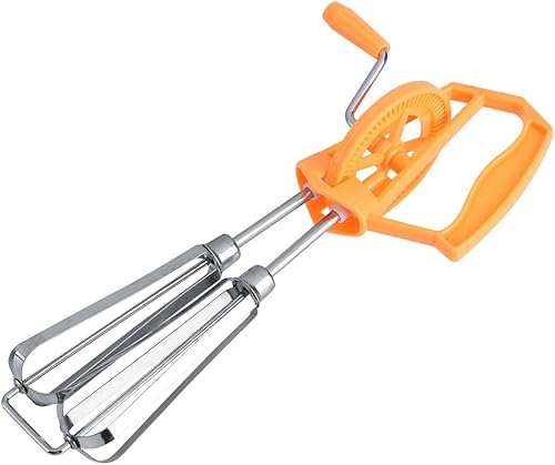 Miniatura 9 de Batidor manual de huevos, batidor de mano giratorio de acero inoxidable, batidor de huevo giratorio de mano, herramienta de cocina, accesorio de